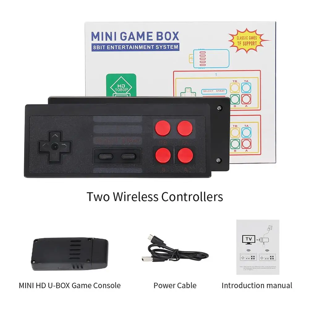 HDMI Игровая консоль встроенный 821 классические игры мини ретро Беспроводная