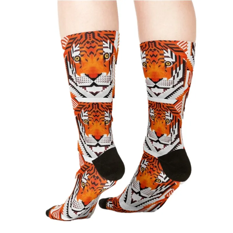 

Women's socks kawaii personality England Flag Printed Socks Woman harajuku Happy Funny Novelty cute girl gift Socks for women