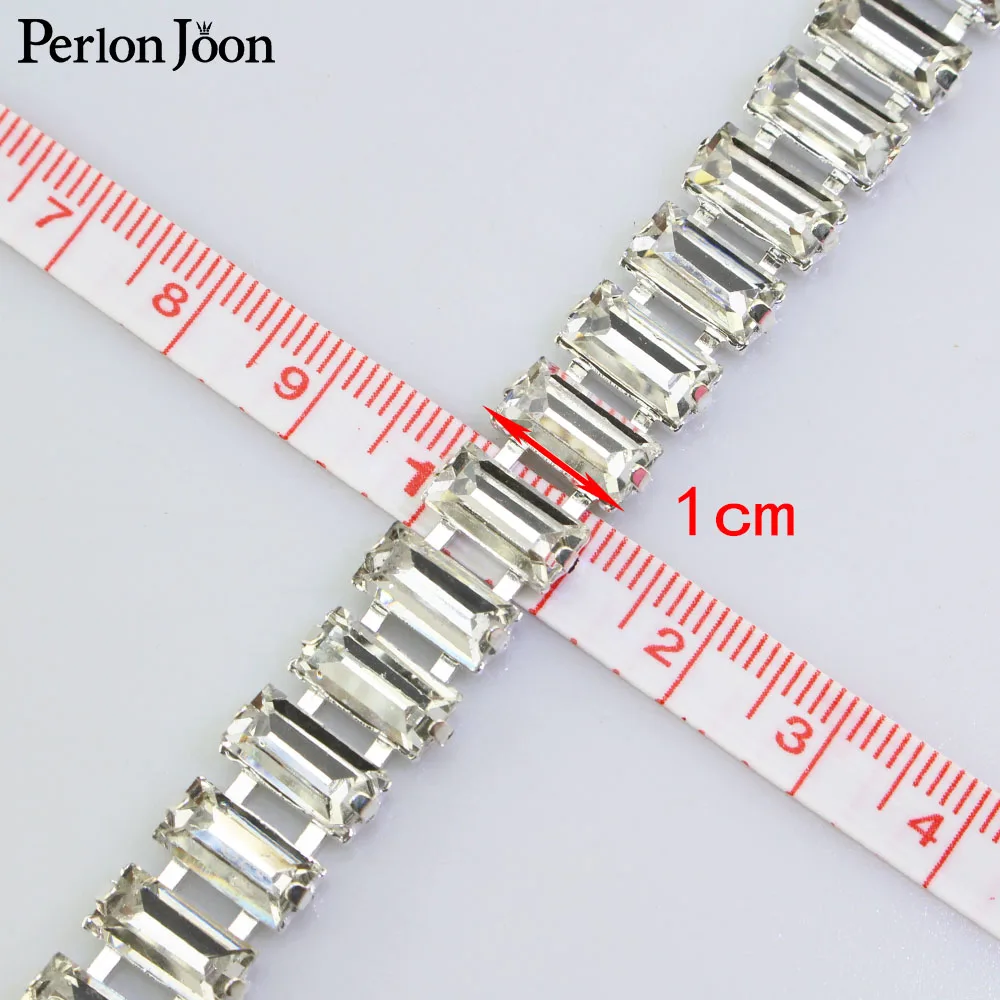 1 ярд массив прямоугольник стекло Кристалл Стразы отделка декоративная