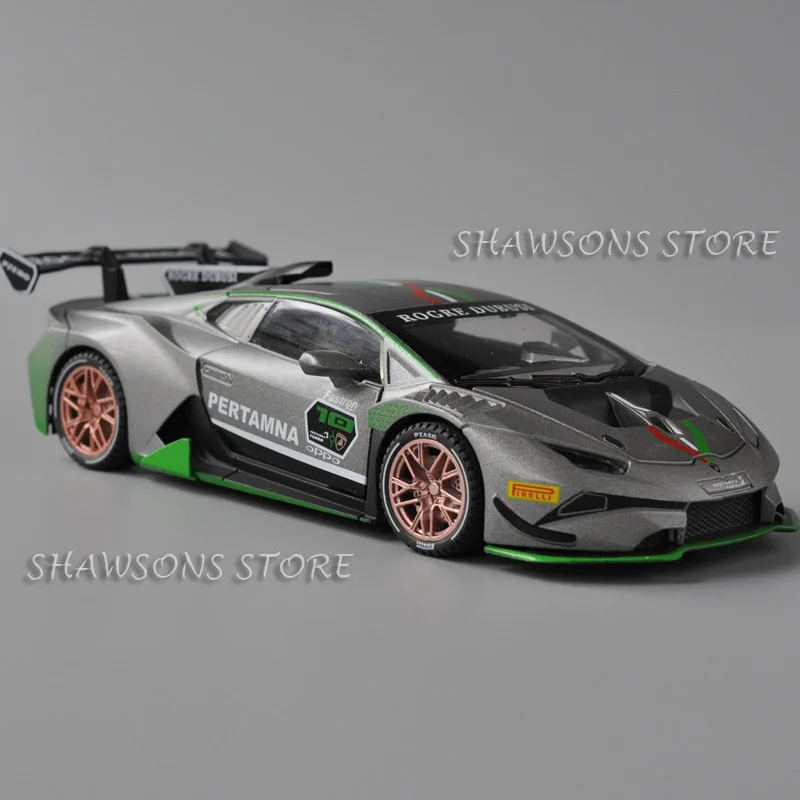 

Масштаб 1:32 литая Игрушечная модель гоночного автомобиля Huracan ST EVO, копия Miniaure со звуком светильник