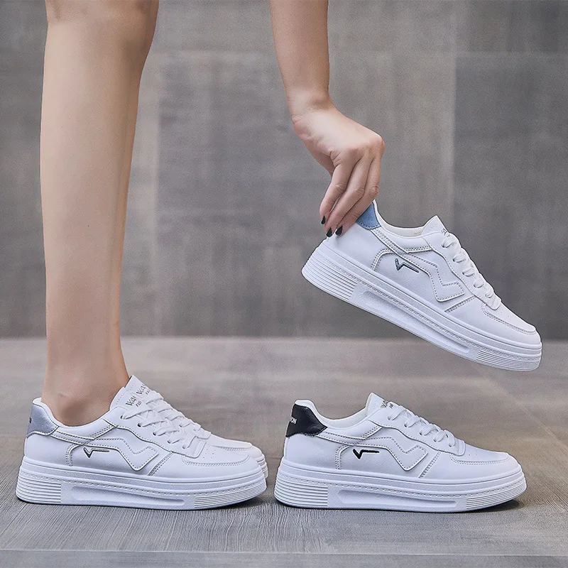 Han edition white shoe female ins tide fall 2021 new higher running breathable leisure C807 sandals female students