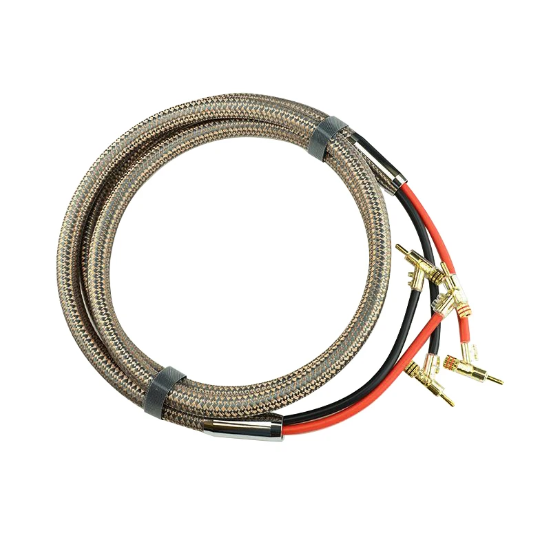 

HiFi MPS E-330SP 99.99996%OFC+OFC Silver plated Amplifier CD DVD Medium speaker cable