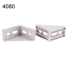 4 шт., алюминиевые угловые кронштейны для экструзии алюминиевого профиля Серии 4040 или 4080