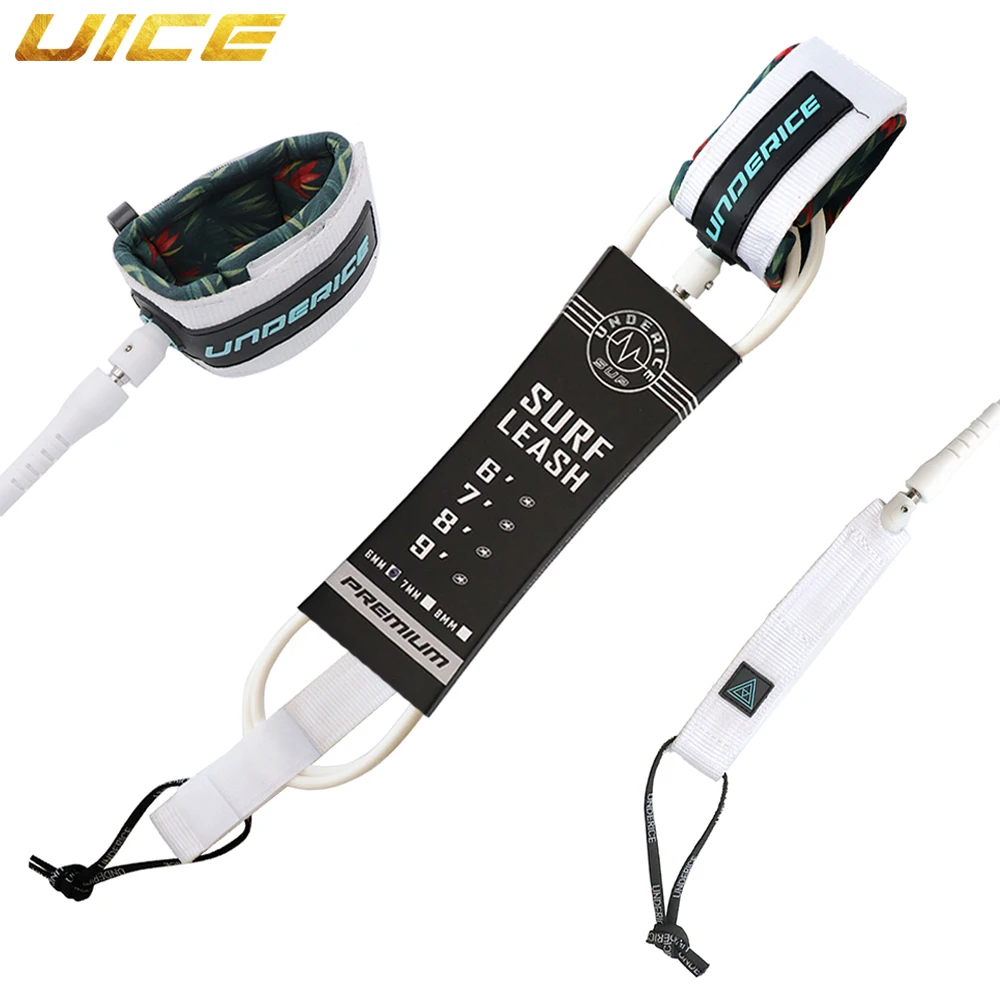

9FT7MM прямые Серфинг поводки для собак Премиум серфинг с веслом нога веревка с вырезом в районе лодыжки для доски для серфинга
