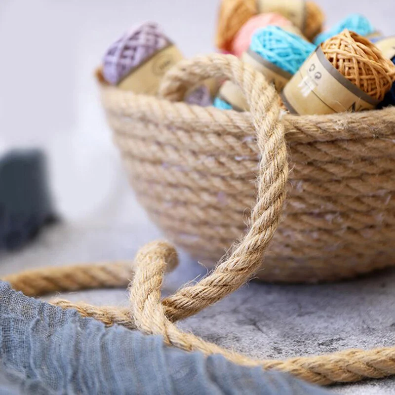 DIY джутовая веревка веревки из натурального джута скрученный шнур керамического