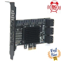 sata pcie 1x adapter 10 ports pcie 1x to sata 3 0 6 gbps interface rate riser expansion card for desktop pc computer