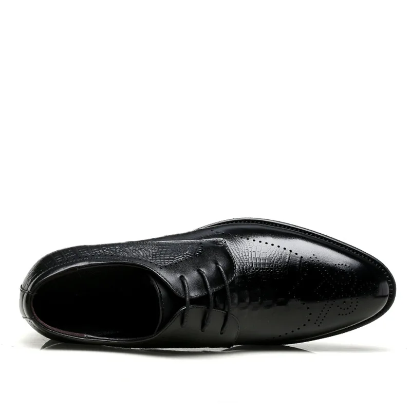 Мужская обувь с перфорацией типа броги Chaussure Homme Повседневная Деловая из