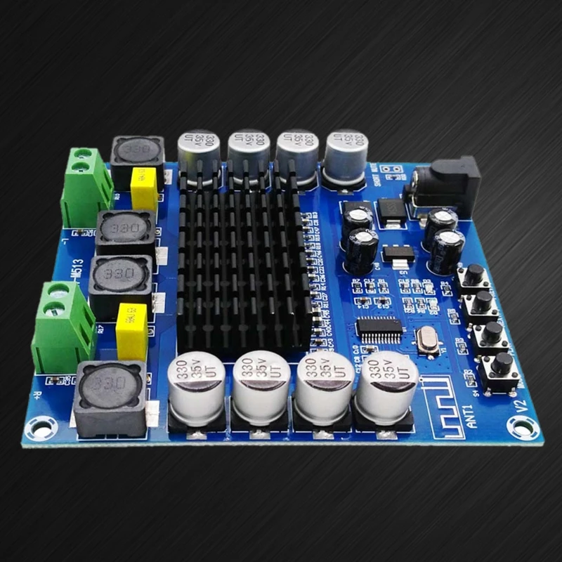 Высокомощный Модуль платы цифрового усилителя мощности Bluetooth 5 0 TDA7498 2x100