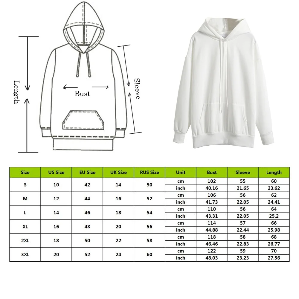 

Oeak Hoodies Solid Color Hooded Tops Women Men O Neck Sweatshirt Long-sleeved Winter Plus Velvet Thickening Coat Streetwear