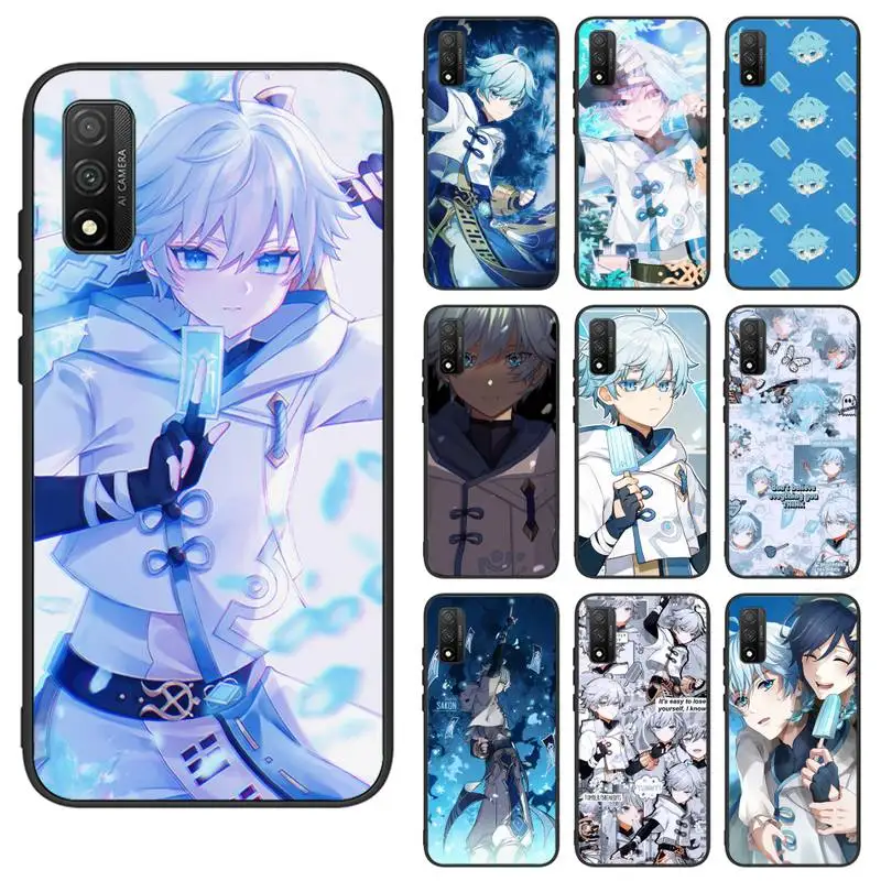 

Genshin Impact chongyun Phone Case for Huawei Y7 Y9 Y6 Y5 Y8 Y8S Y8P nove 3 4 5 6 7 pro 2018 2019 5g se Fundas cover