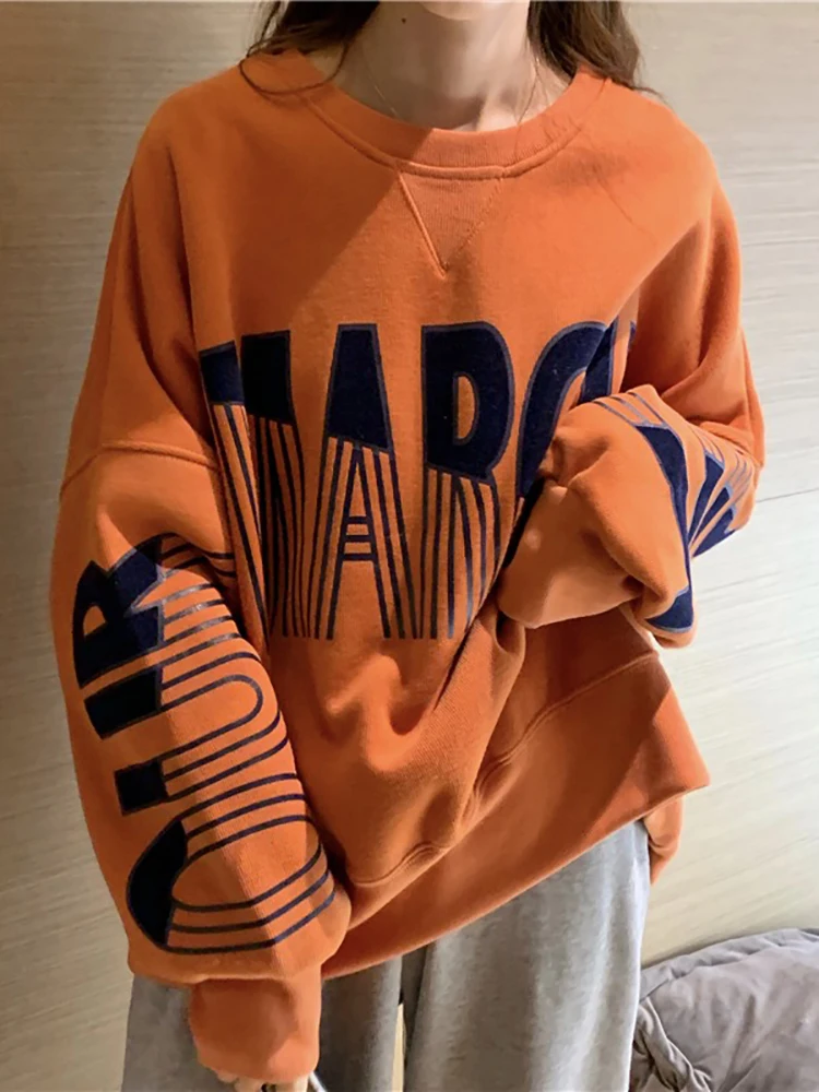 

Sportswear Women's Autumn And Winter Loose Korean Casual Top