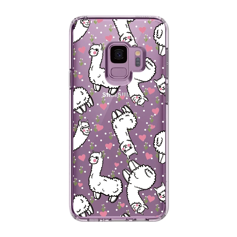 Милые милые ламы Альпака с животными для Samsung Galaxy Note 8 9 10 A7 A8 S8 S9 S10 S20 Plus Мягкий