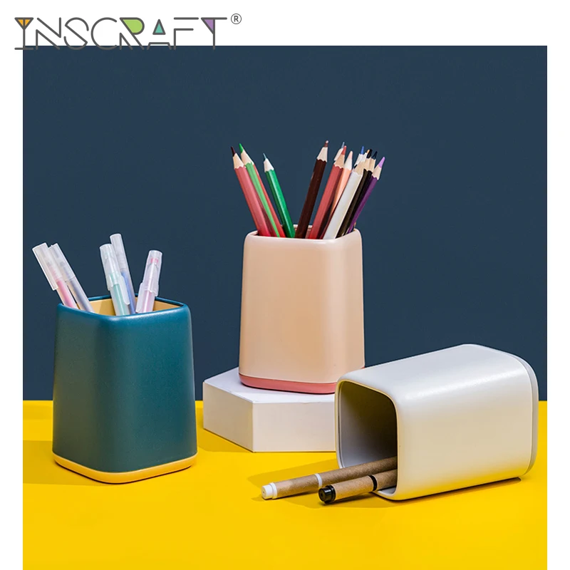 Двухуровневый держатель для карандашей в скандинавском стиле офисный