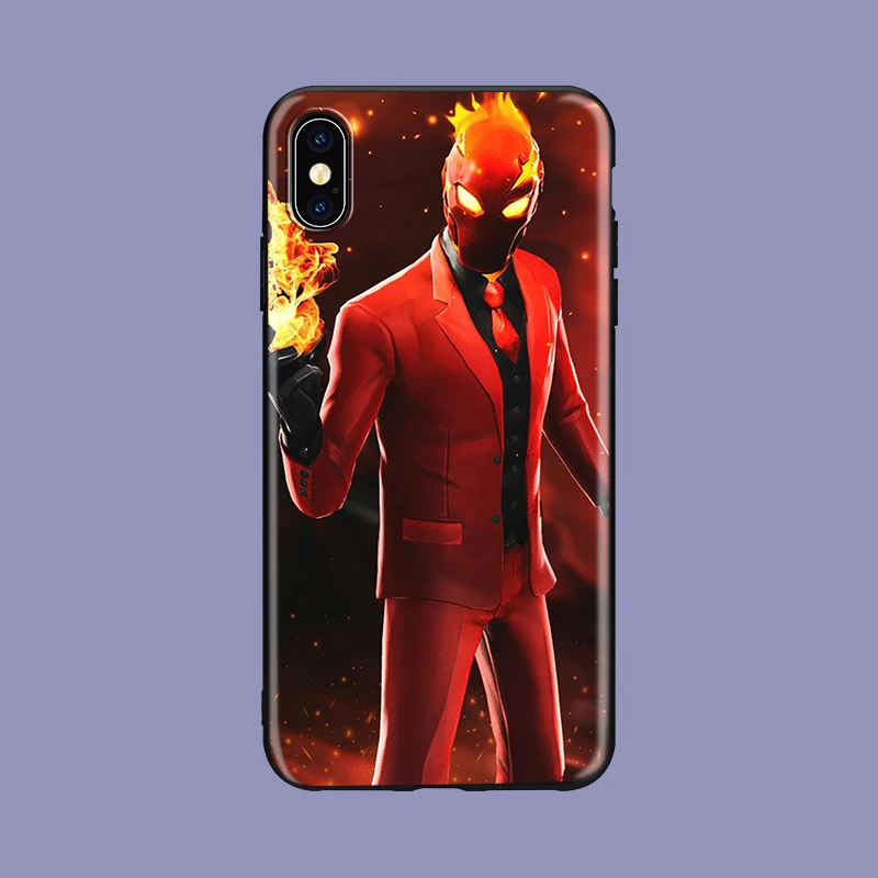 Battle Royale мягкий силиконовый черный чехол для телефона для iPhone11 pro max 5 5S se 6 6s 7 8 plus X Xs XR max для Apple X 10 - Цвет: 745