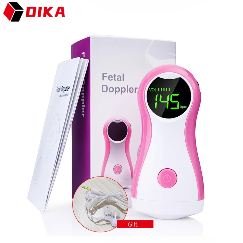 

Upgraded 3.0MHz Doppler Fetal Heart Rate Monitor Home Pregnancy Baby Fetal Sound Heart Rate Detector LCD Display No Radiation
