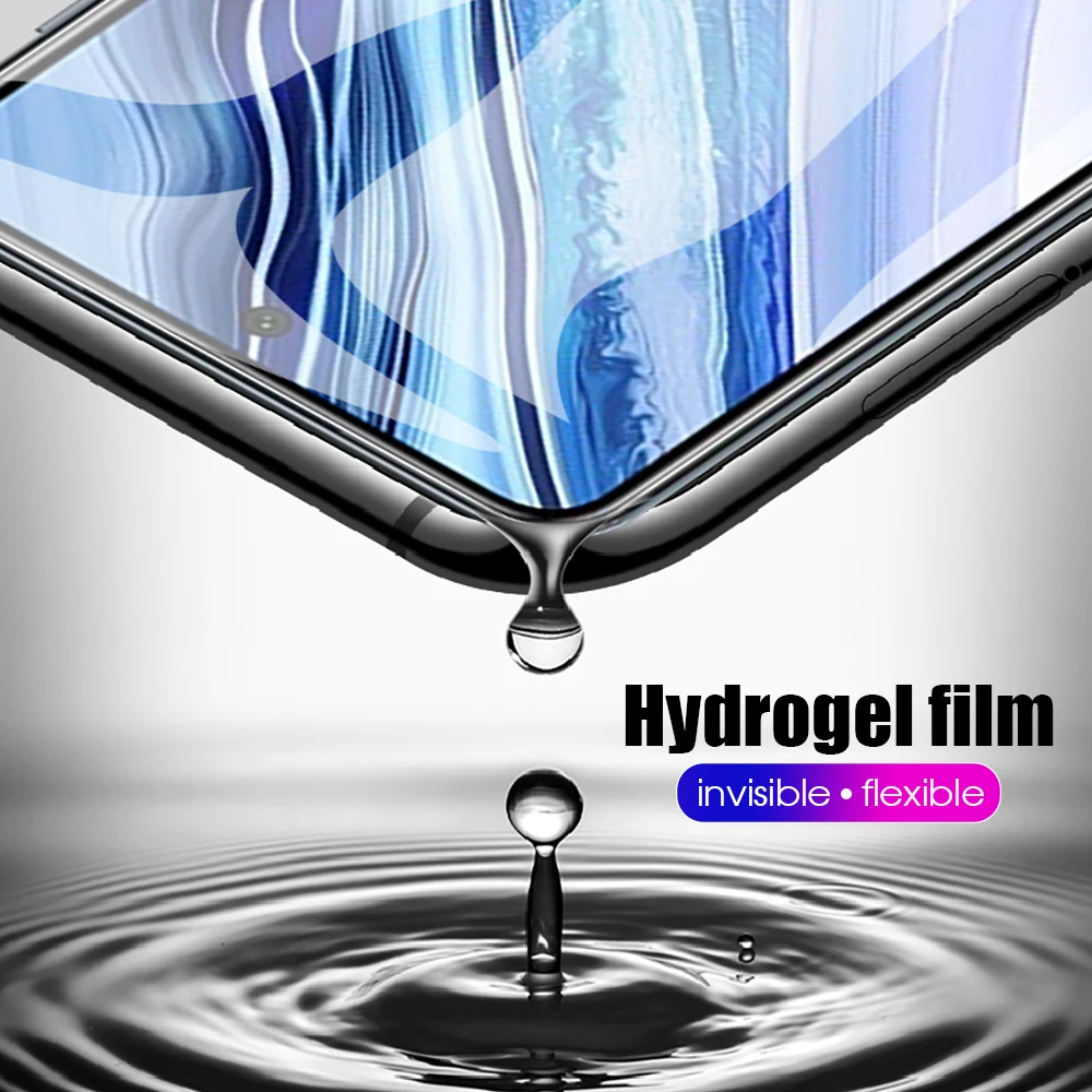 

2pcs new hydrogel film for xiaomi redmi note 9 note 9s note 9 pro max redmi note 10pro screen protector redmi note 10 pro max