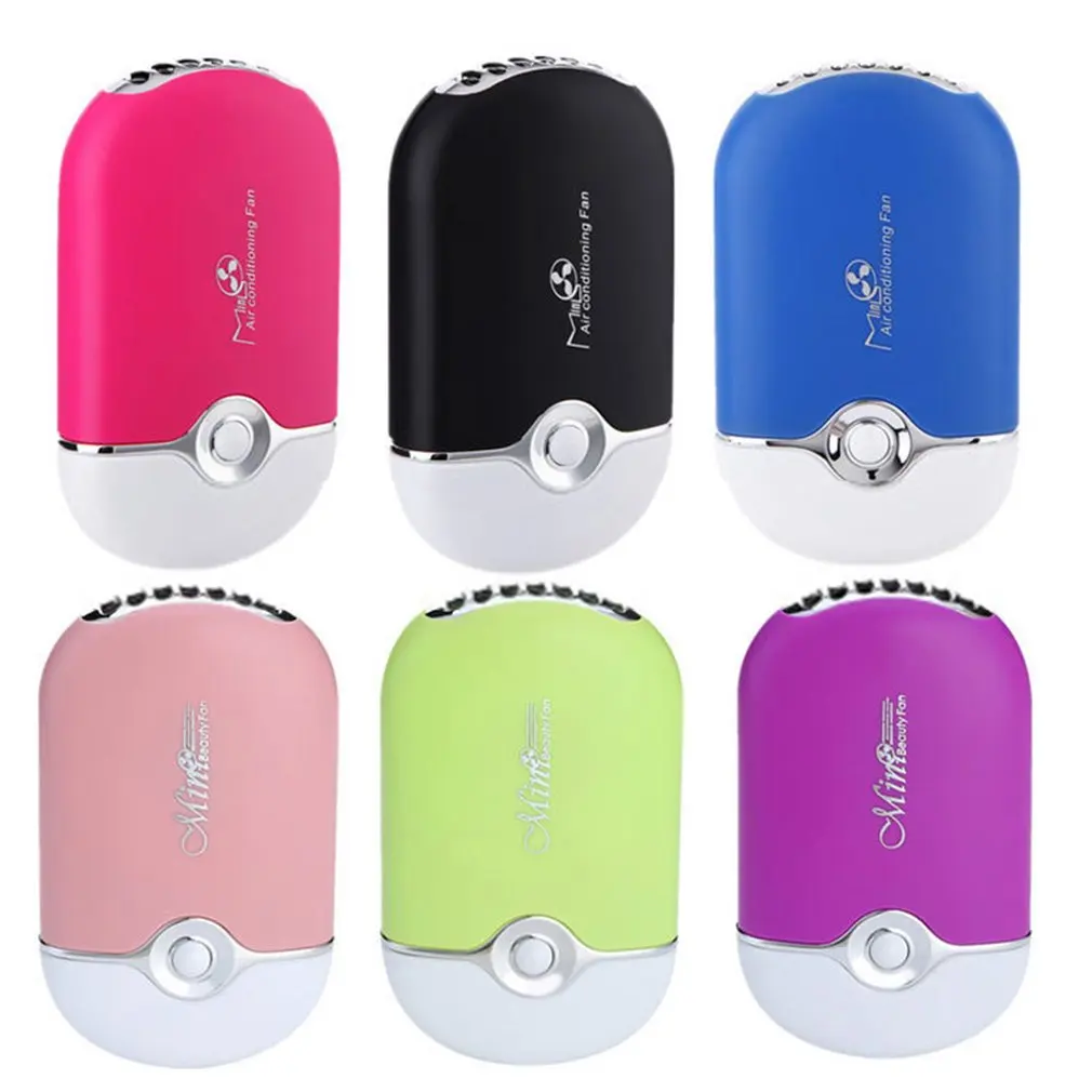 

USB Mini Fan Quick Dry Grafting Planting False Eyelash Blower Mini Handheld Air Conditioner Small Fan Usb Charging Leafless Fan