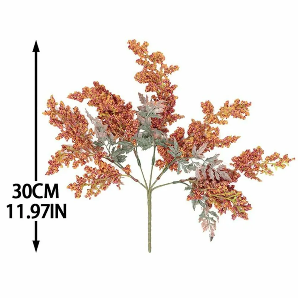 Artificial Lavender Flowers Cheap Wheat Fake Plants Bouquet Autumn Crafts Festive & Party Supplies Decorations images - 6