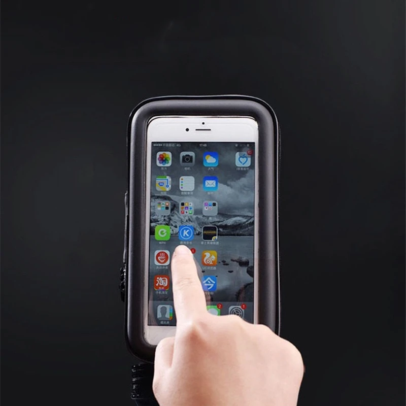 

MTB Bicycle Phone Holder Case Bag Water Proof Cycling Mount Mobile Holder Bag Handlebar Mtb Bike Accessories