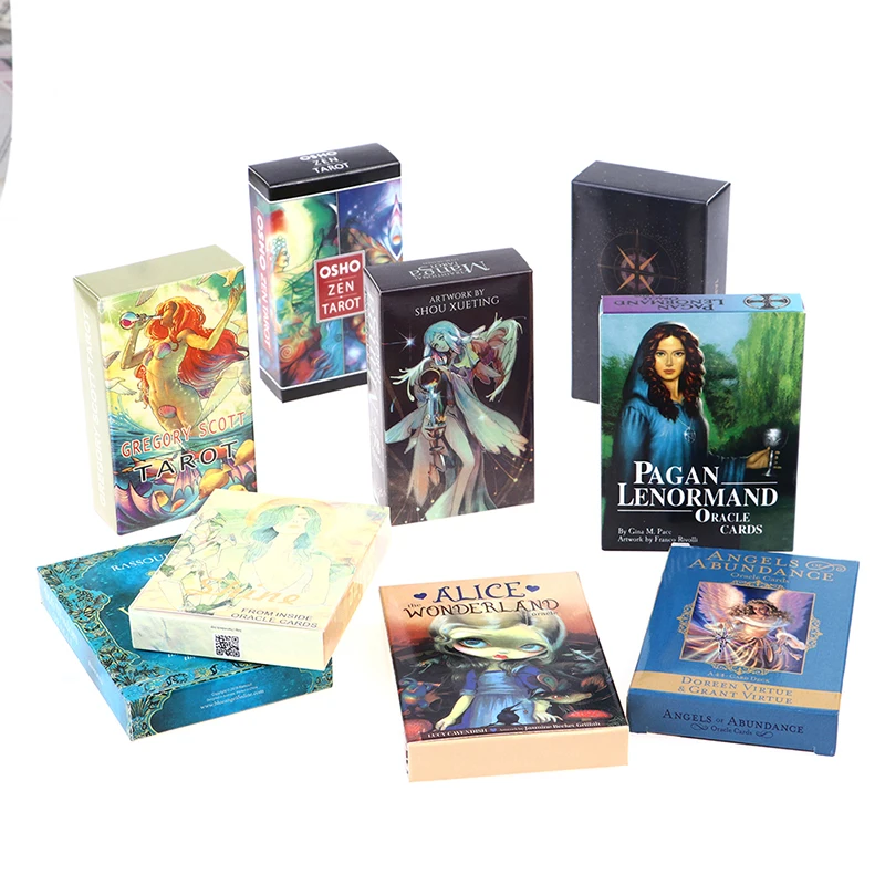 

1 Box Tarot Cards Oracle Game Card Family Party Prophecy Divination Board Games Random Divination Prediction Oracle Card Party