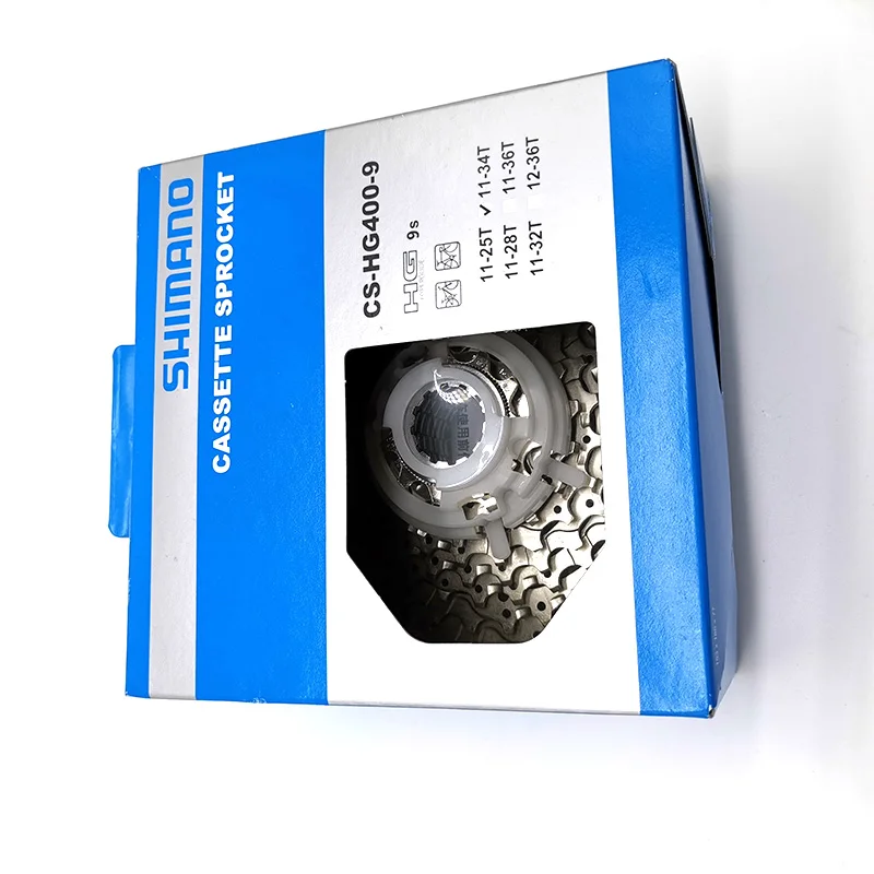Shimano CS HG400 9 скоростей кассета Звездочка 11 34T MTB велосипед свободного хода запчасти