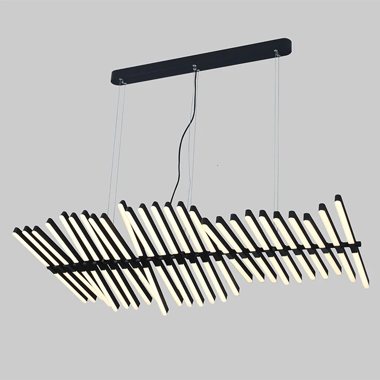 Европейский современный подвесной светильник с алюминиевым профилем Подвесная