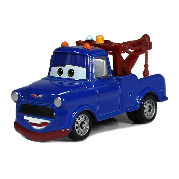 Оригинальный 1:55 Disney Pixar машинки Литье металла игрушечных автомобилей зеленый