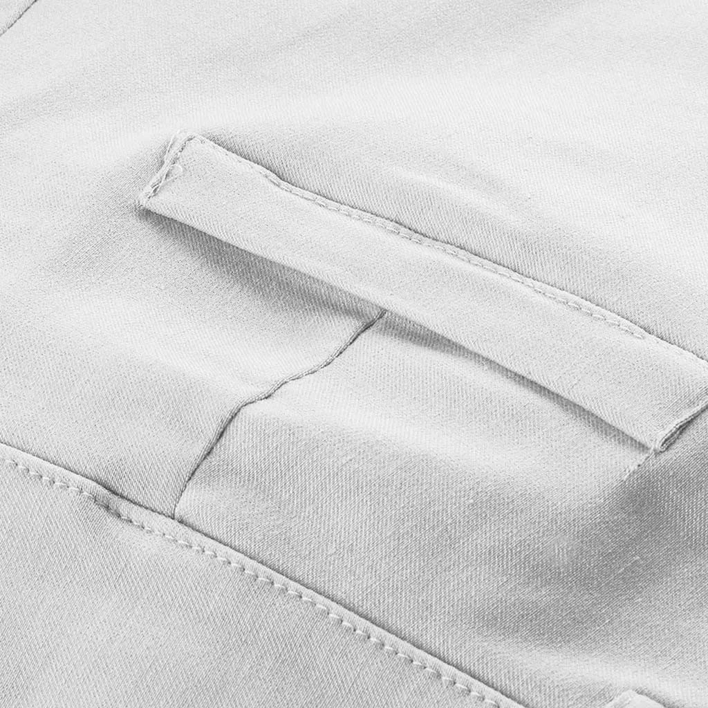 Womail Fashion Для женщин карандаш брюки для девочек модные однотонные Кнопка Для женщин брюки размера плюс молния Повседневное Подрезанные штаны S-5XL 18Aug17