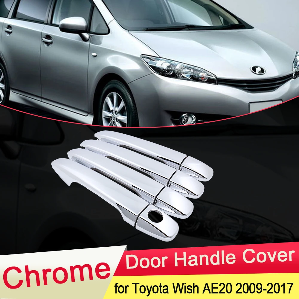 Для Toyota Wish 20 AE20 2010 2011 2012 2013 2014 2015 2016 2017 хромированная крышка для дверной ручки