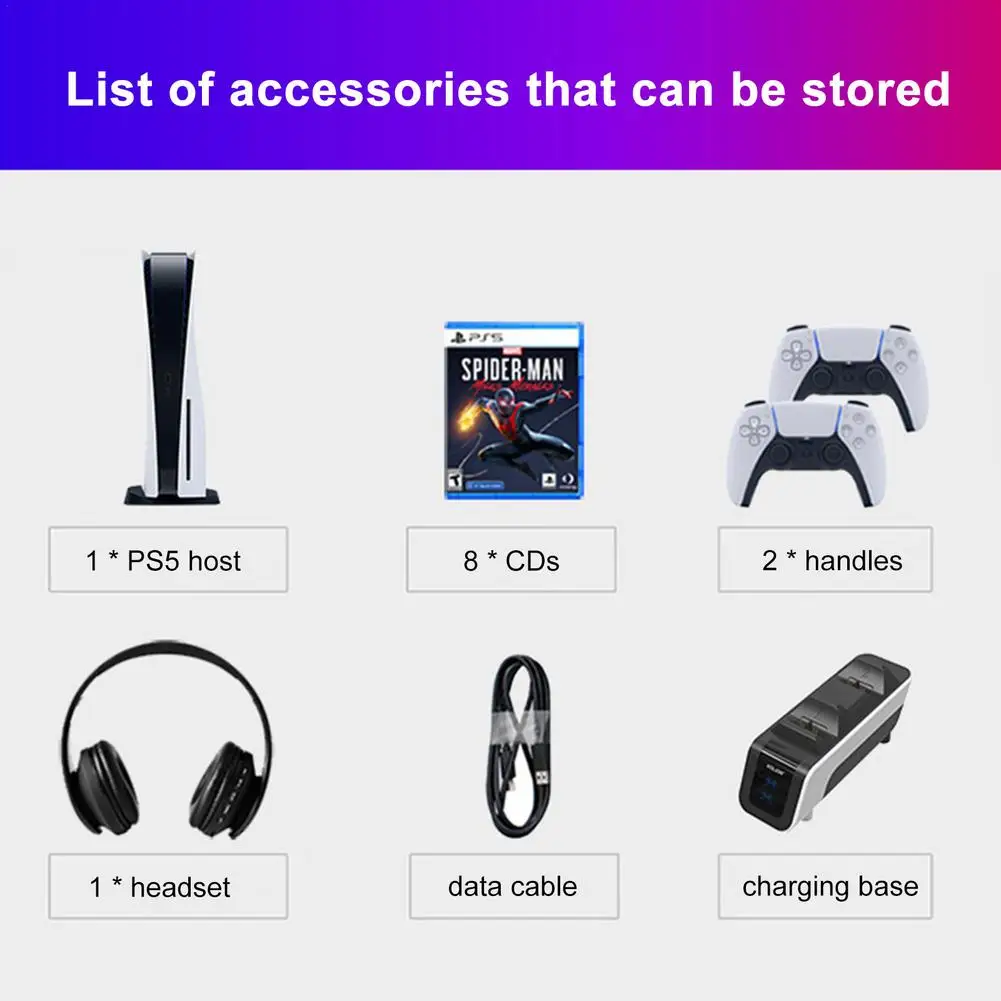 

For PS5 Game Console Bag Equipment Storage Bag Dust Proof Luxury Bag Adjustable Handle Bag For Playstation 5 PS5 Travel Carryin