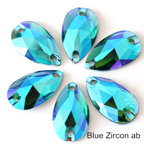 Blue Zircon AB Стразы - Цвет: Blue Zircon AB