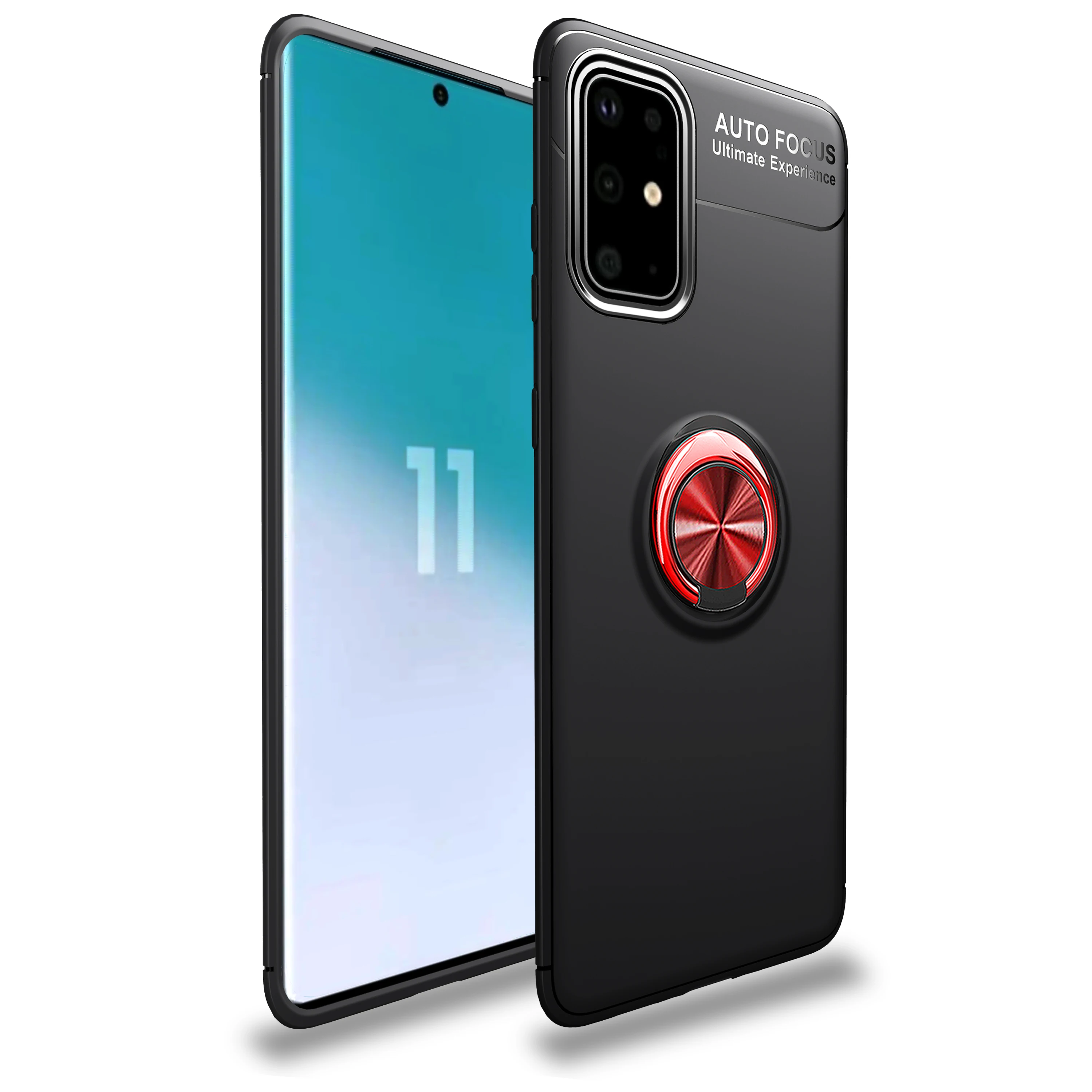 Shockproof Case For Oneplus 8Pro Soft Silicone Magnetic Ring Phone Back Cover Shell for One Plus 8 Coque Accessories | Мобильные