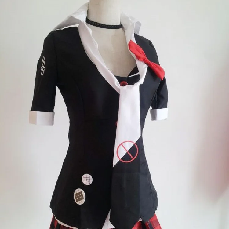 Danganronpa Cosplay Anime Dangan Ronpa Junko Enoshima Emboitement Inushio Kimuchi Costume Holiday Party Clothing |