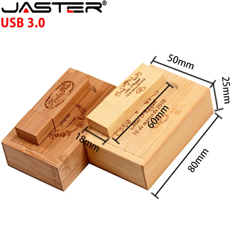 Usb флеш накопитель JASTER в деревянном стиле с логотипом usb 3 0 4 ГБ 8 16 32 64 флешка|USB