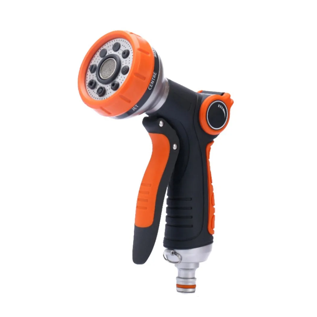 

190mm X 135mm Garden Hose Nozzle 8 Function ABS Adjustable Hose Nozzle Shower Sprayer