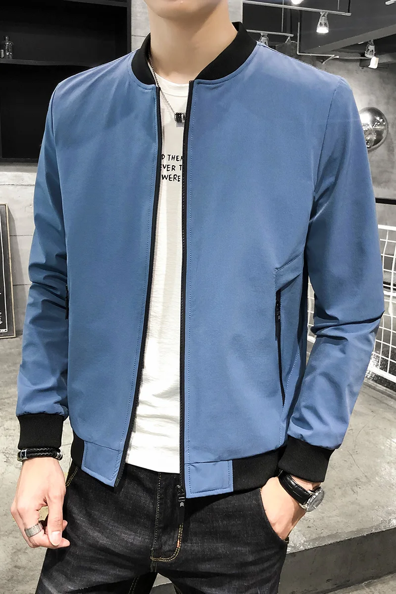 Куртка мужская 2019 новая весна и осень большой размер мужской пиджак простой