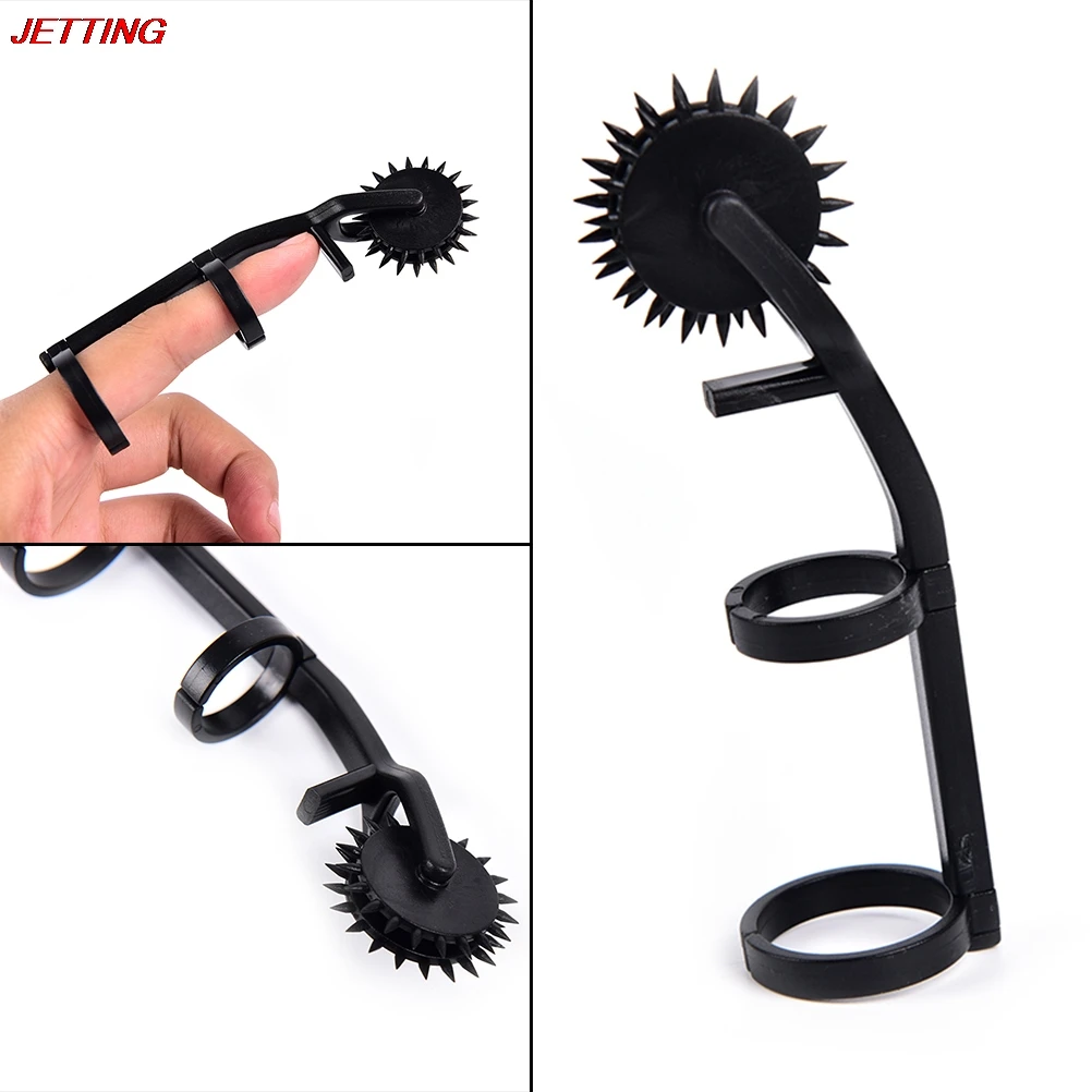 БДСМ взрослые игры Фетиш пальцы иглы колесо Связывание Секс Инструменты