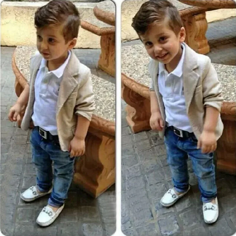 

3pcs Kids Clothes Boys Outfits Baby Gentleman Suits 2023 Spring Toddler Boys Clothes Sets Children Clothing 2 3 4 5 6 7 8 Years