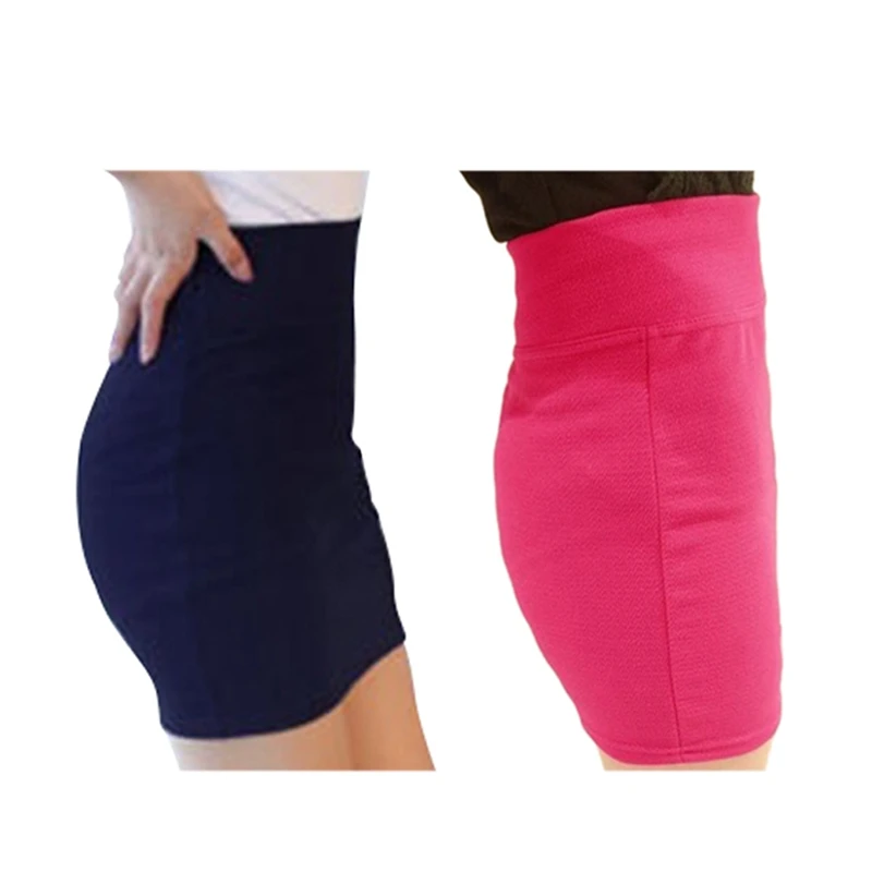 2 шт. Женская Сексуальная мини юбка для девушек тонкая бесшовная тянущаяся