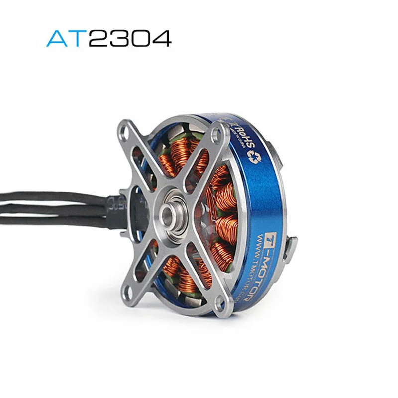 T-MOTOR короткий вал AT2304 KV1500/1800/2300 внешний бесщеточный двигатель ротора для F3P FPV