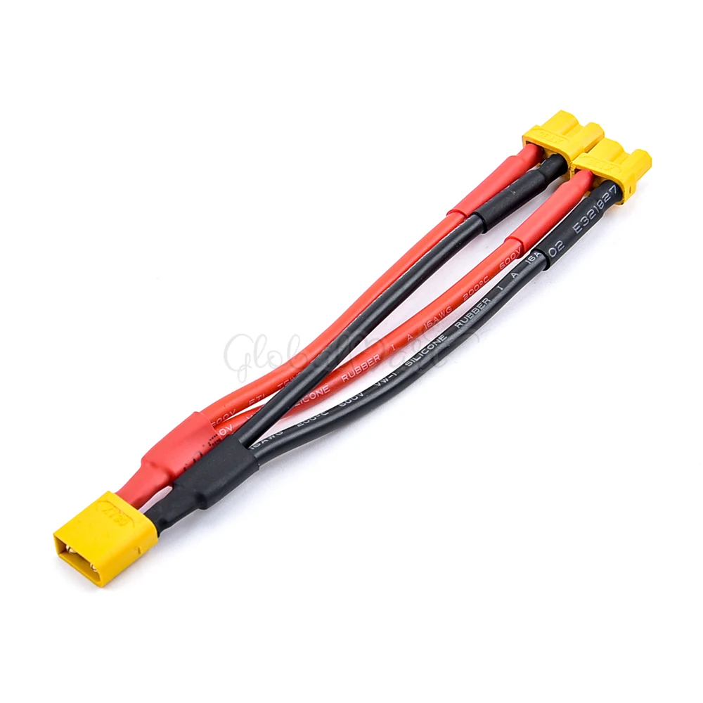 1 шт. XT30 XT 30 мужской/женский параллельный кабель провод Y lead 16AWG Батарея Кабель