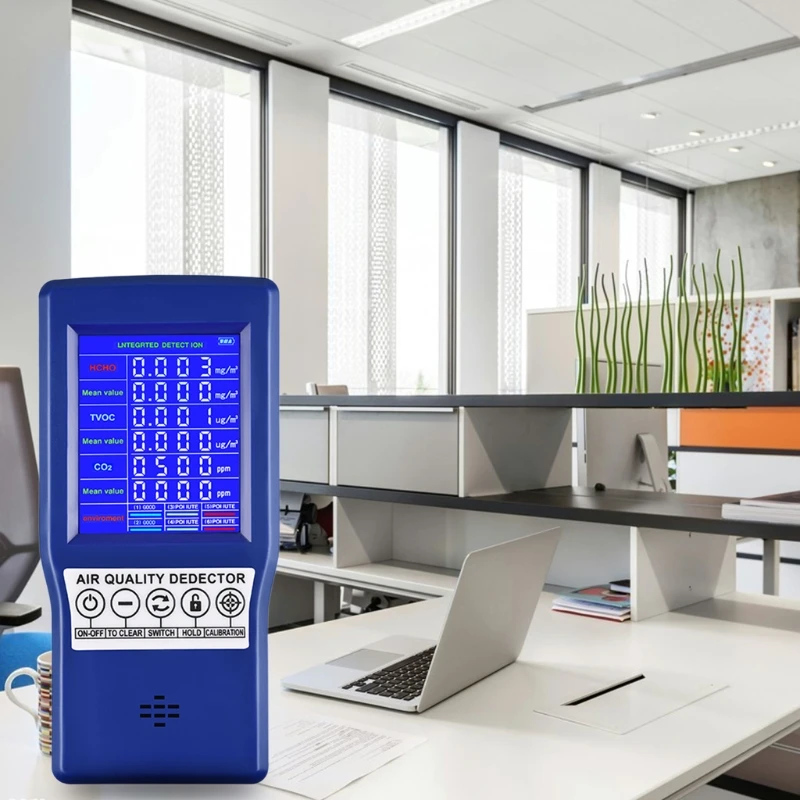 

Air Quality Monitor Detector for Formaldehyde TVOC/AQI/CO2 for Various Occasion
