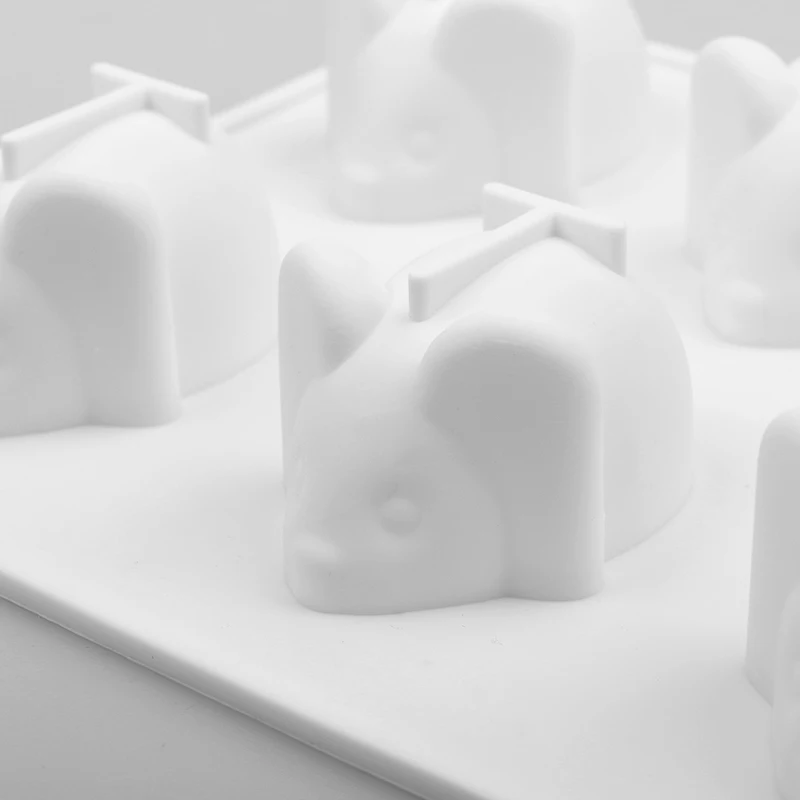 Силиконовая форма в форме мыши для пудинга выпечки шоколада десерта украшения