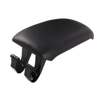 1 pcs car black leather storage case armrest cover center console arm rest lid for audi a3 8pa5 2003 2004 2005 2006 2007 2013