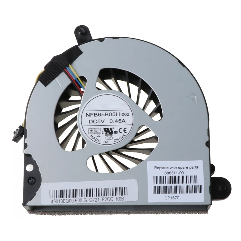 Охлаждающая деталь для процессора HP Elitebook 8560p 8570p 8560 8560B Probook 6560B 6565B 6570B Прямая
