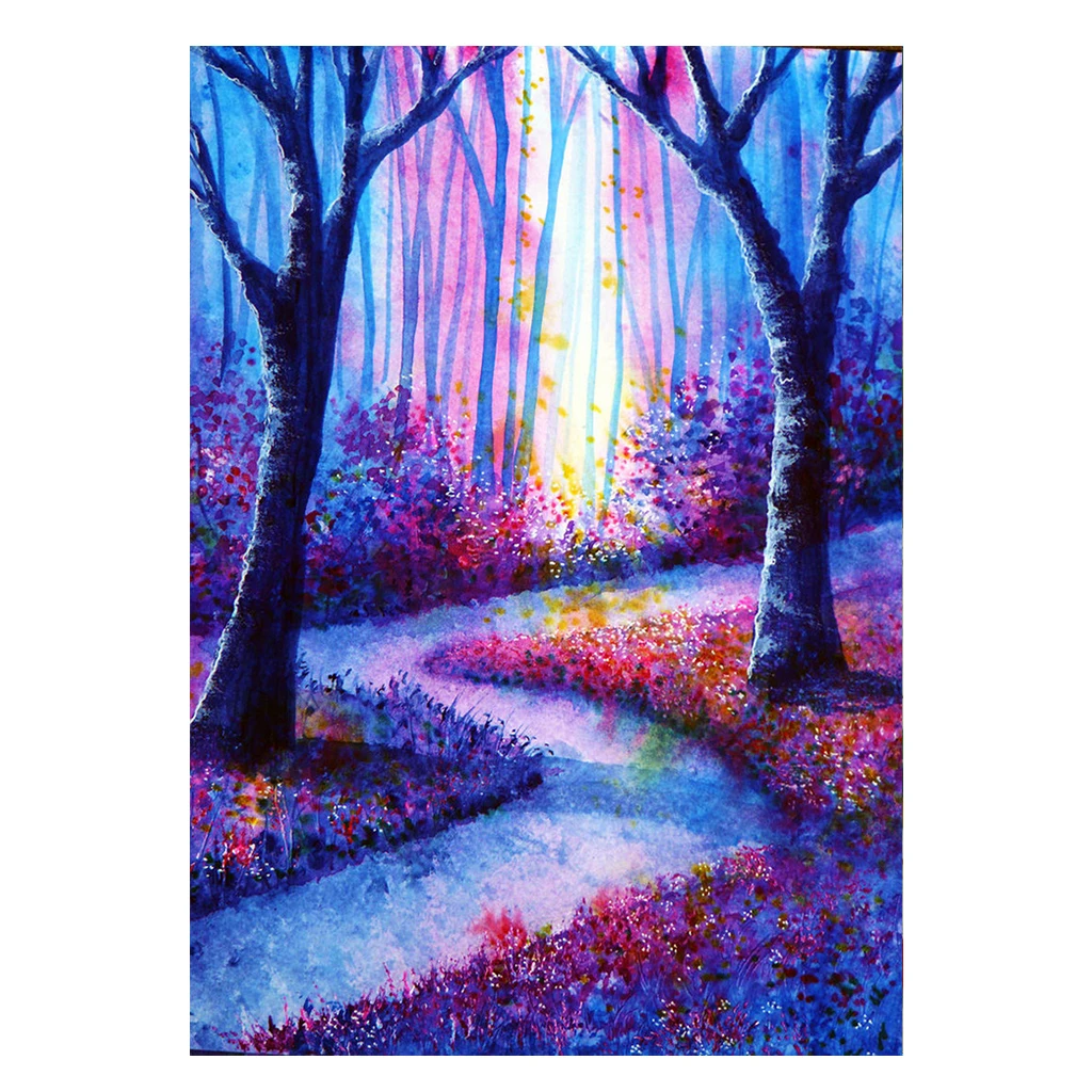 

Round diamond painting 5D DIY landscape new product diamond art embroidery home decoration handmade gift