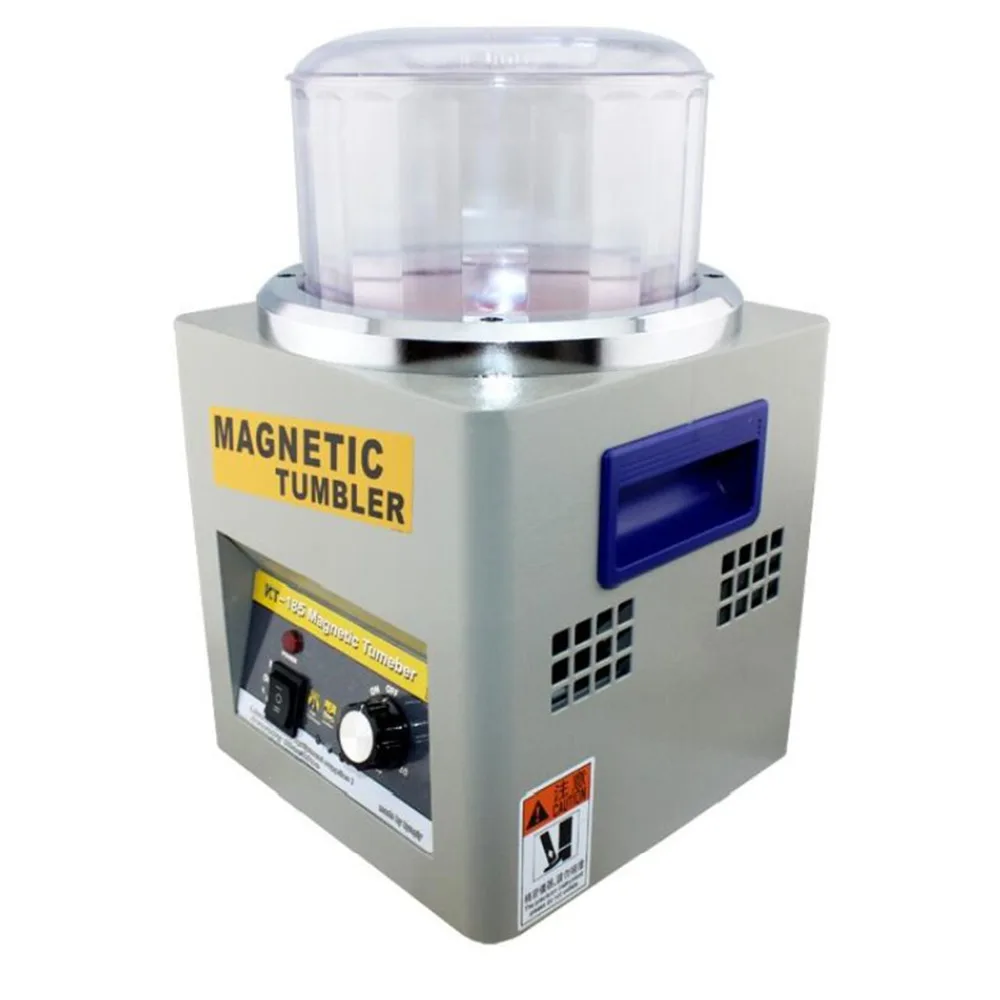 

KT-185 Magnetic Tumbler 250W Jewelry Polishing Machine 220V Tumbler For Gold Silver Polishing