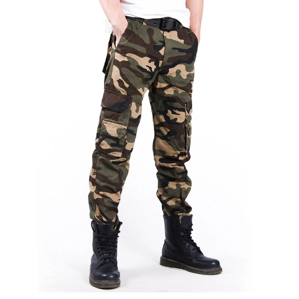 

Cargo Pants Mens Gothic Multiple Pocket Military Male Trousers Outdoor Joggers Pant Joggers Trousers Fashion Harajuku Men Pants