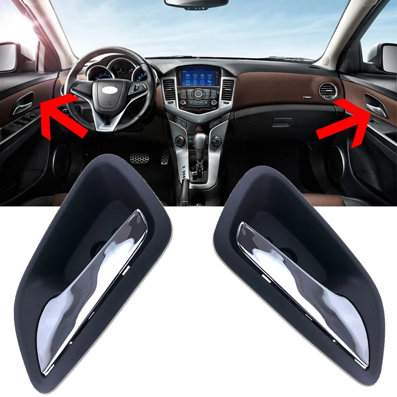 

Roavia для Chevrolet Cruze 2009-15, ручка для межкомнатной двери автомобиля, в сборе, передняя, задняя, правая, левая, внутренняя открывающаяся дверная руч...