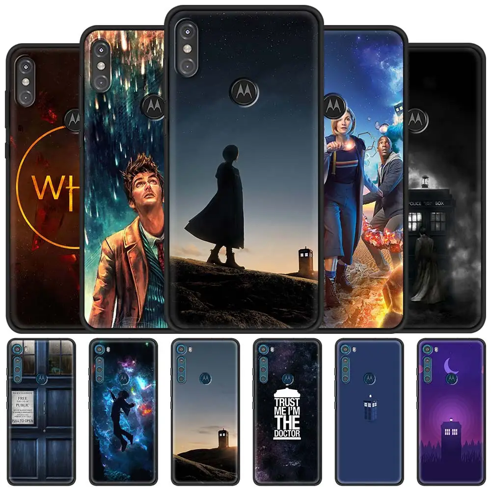 

Silicone Case For Motorola G9 Play One Fusion Plus G8 Power Lite E6s Edge Hyper G Stylus G30 Phone Cover Box Doctor Who Shell